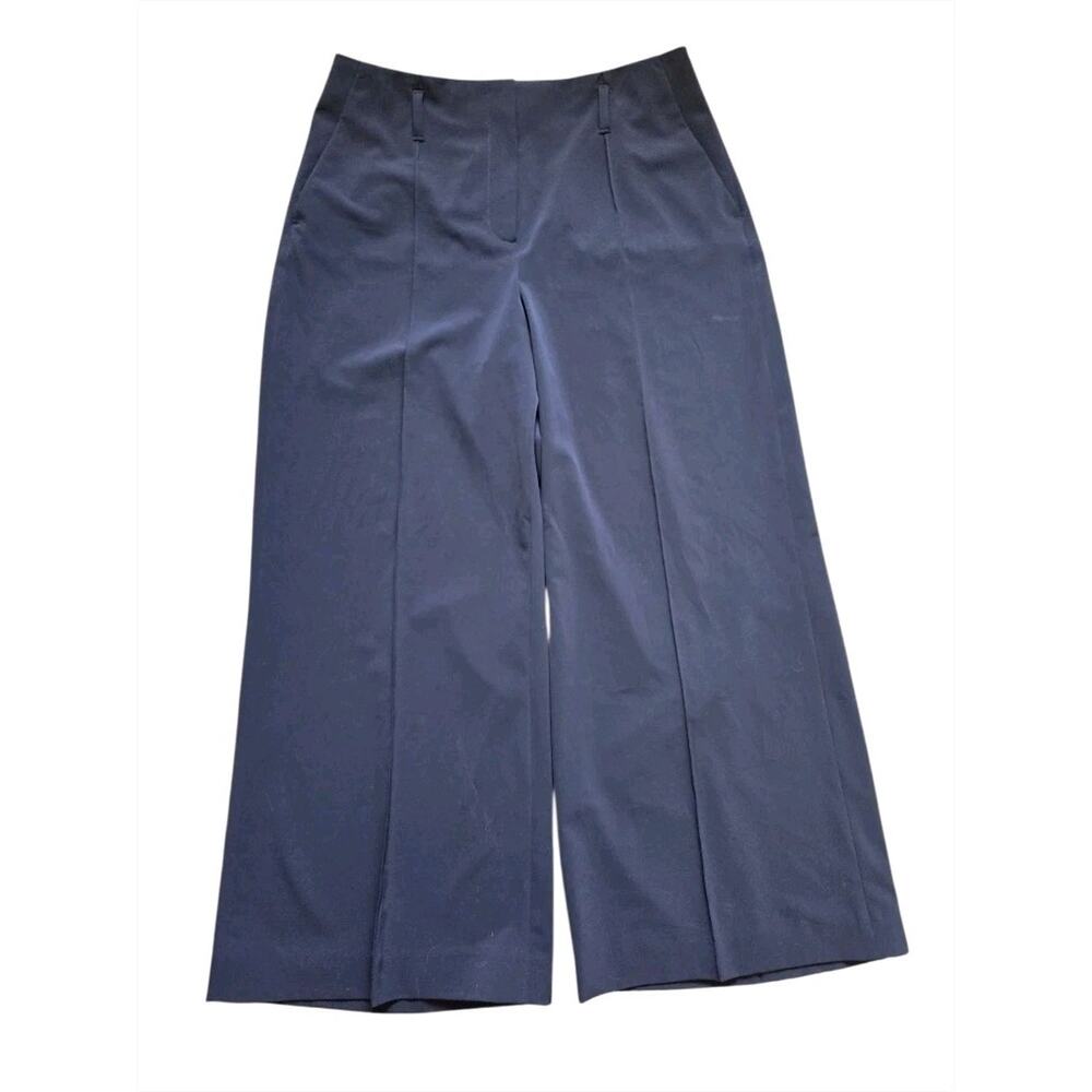 Raffaello Rossi Agatha Cropped Wide Leg Pants Minimalist Quiet Luxury 40 - Picture 2 of 9